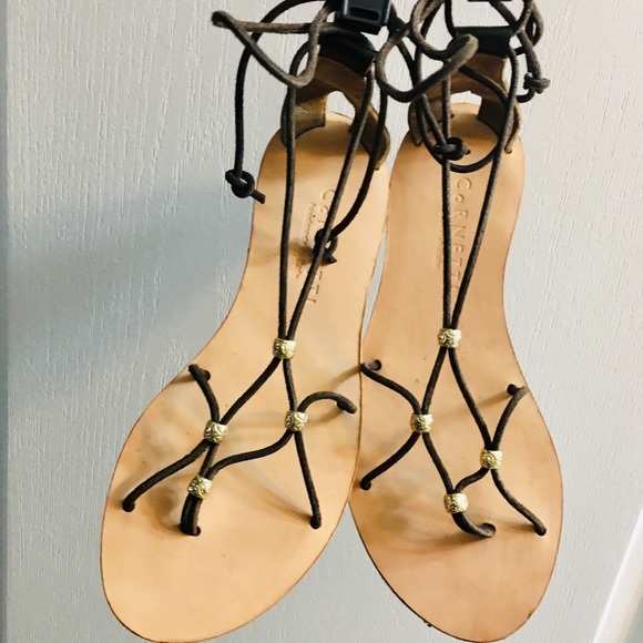 Cornetti Italian Made Wrap Gladiator Sandals Size 36 - Picture 8 of 13